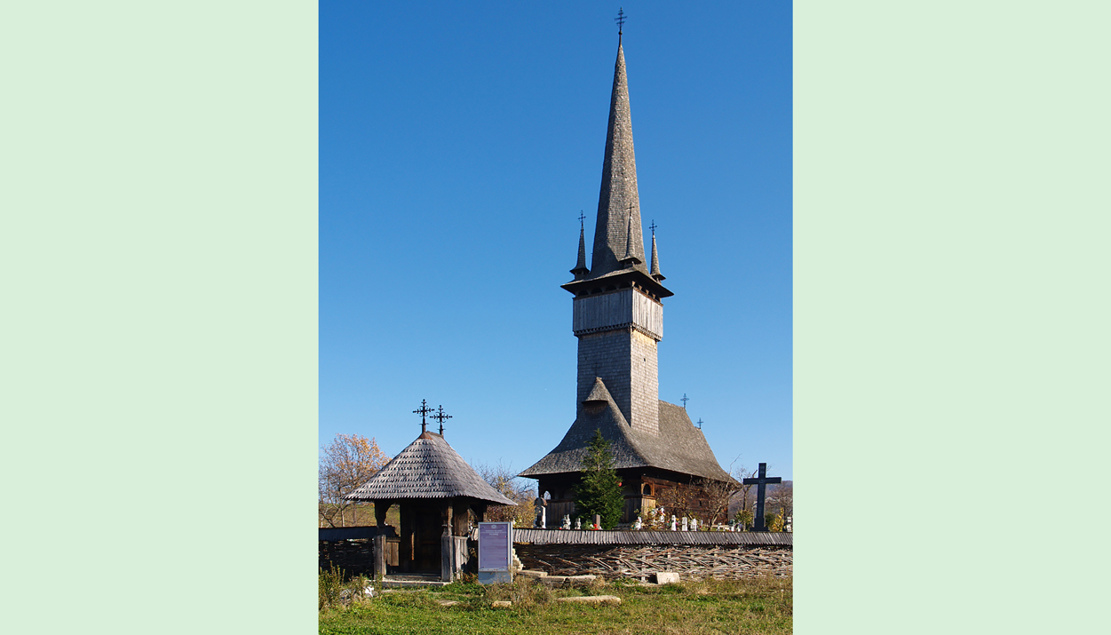 The wooden church in Plopiș
