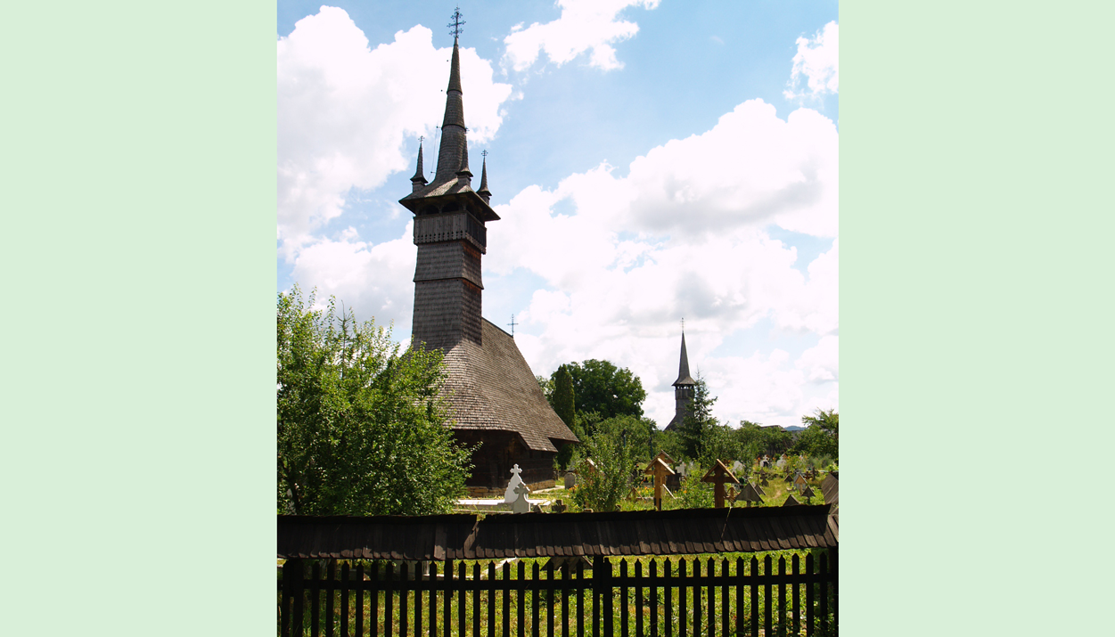 The wooden church in Rogoz