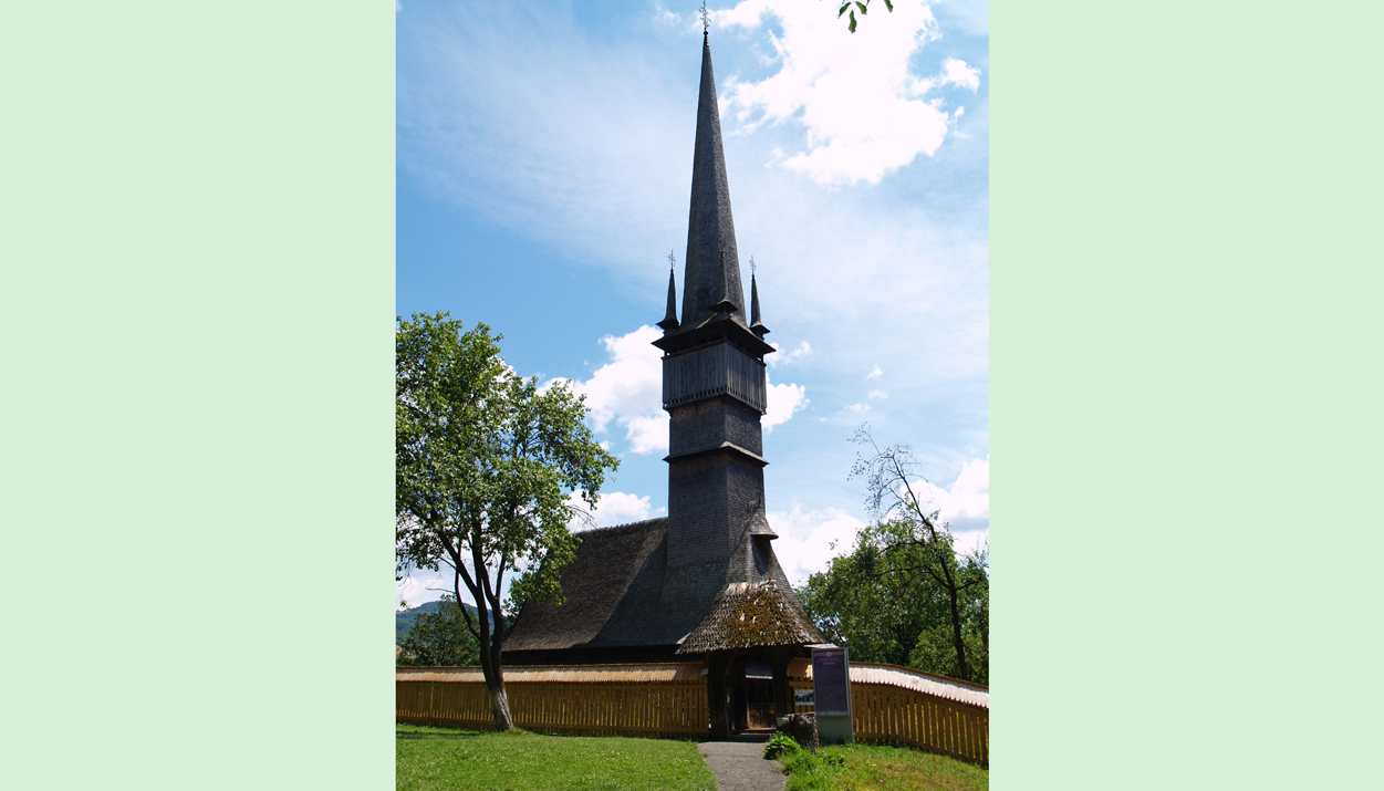 The wooden church in Șurdești